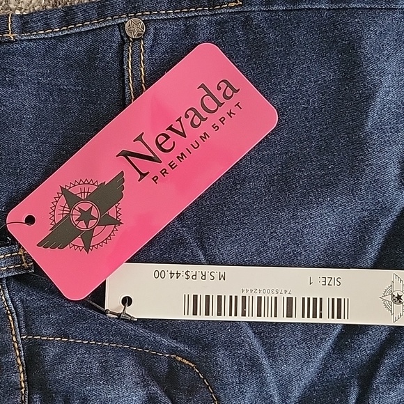 Nevada Premium 5 Pocket Jeans Sz 1 Brand New w/Tags - Picture 3 of 6